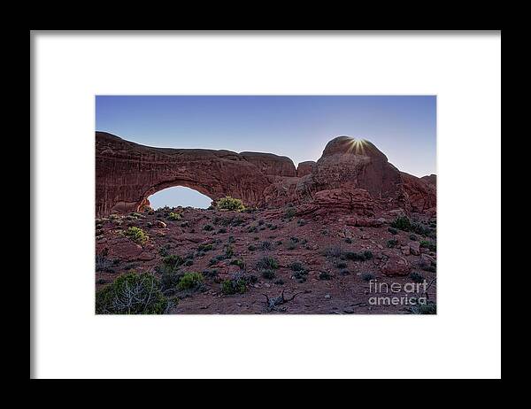 Utah Landscape Framed Print featuring the photograph Will there be any Stars in my Crown by Jim Garrison