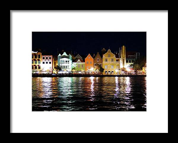 Willemstad Framed Print featuring the photograph Willemstad, Island of Curacoa by Kurt Van Wagner