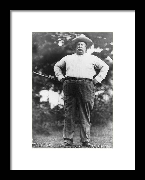 William Howard Taft Framed Print featuring the digital art William Howard Taft by Unknown
