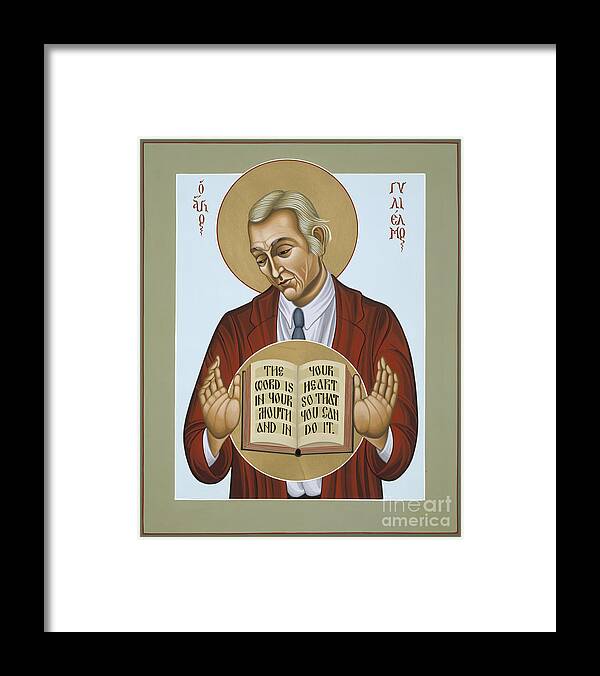 William Stringfellow Framed Print featuring the painting William Stringfellow Keeper of the Word 057 by William Hart McNichols