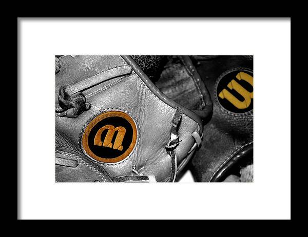 Baseball Framed Print featuring the photograph Wilson 2 by Jame Hayes