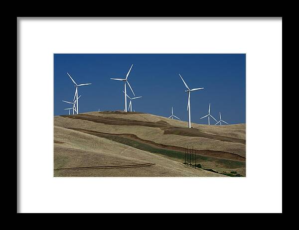Wind Turbine Framed Print featuring the photograph Wind Power by Todd Kreuter