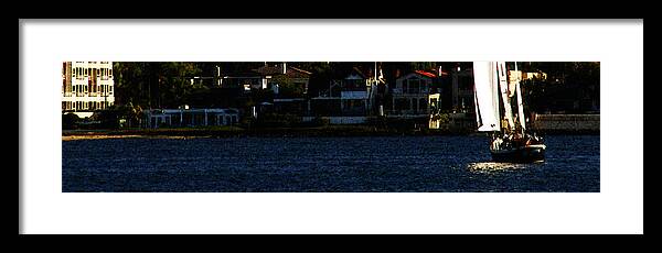 Harbor Framed Print featuring the photograph Windfrog by Linda Shafer