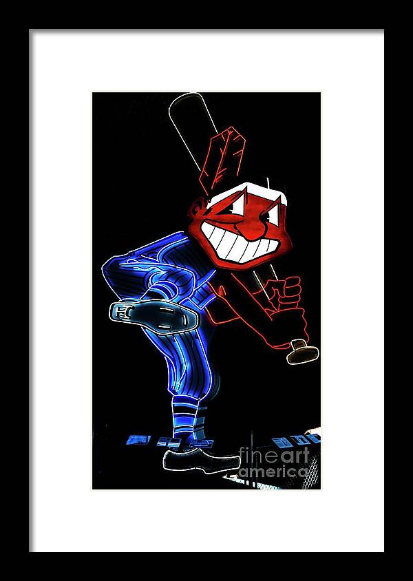 Cleveland Framed Print featuring the photograph Windians by David Bearden