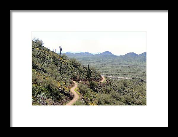 Beautiful Framed Print featuring the photograph Winding Trail by Gordon Beck