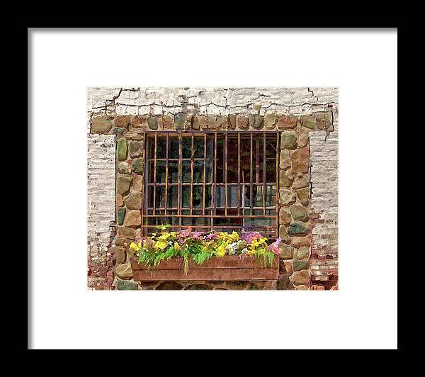 Window Framed Print featuring the photograph Window by Floyd Hopper