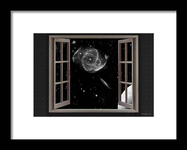 2d Framed Print featuring the photograph Window To The Cosmos by Brian Wallace