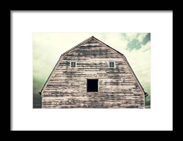 Barn Framed Print featuring the photograph Window to the Soul by Julie Hamilton