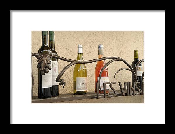 France Framed Print featuring the photograph Wine by Kevin Oke