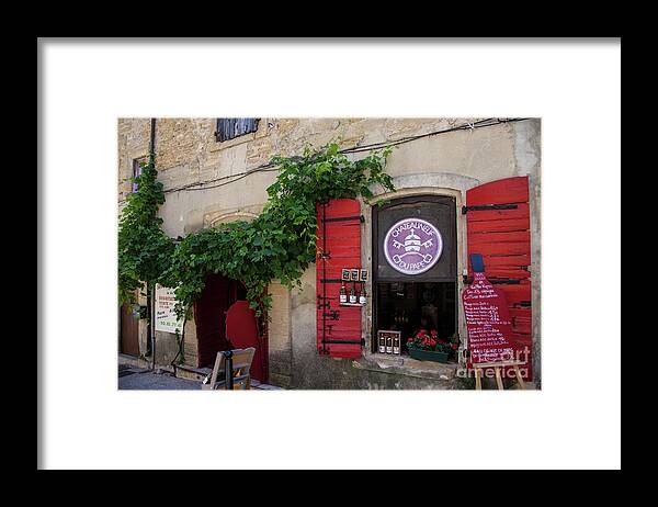 Wine Framed Print featuring the photograph Wine Shoppe by Timothy Johnson