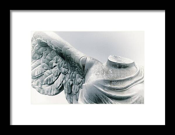 Winged Victory Samothrace Framed Print featuring the photograph Winged Victory by Iryna Goodall