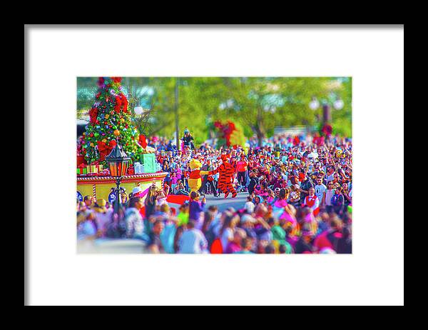 Wdw Framed Print featuring the photograph Winnie the Pooh and Tigger by Mark Andrew Thomas