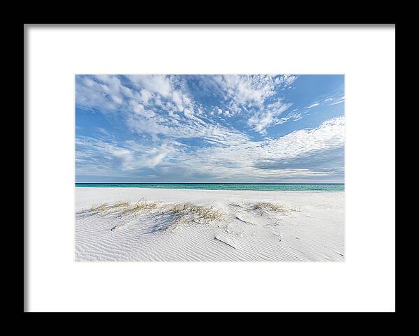Florida Framed Print featuring the photograph Winter Beach Day by Bill Chambers