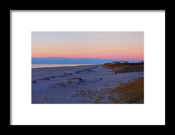 Winter Framed Print featuring the photograph Winter Beach by Newwwman