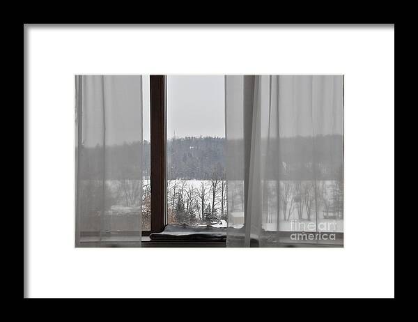 Winter Framed Print featuring the photograph Winter Boredom by John Black