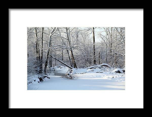 Snow Framed Print featuring the photograph Winter End by Robert Och