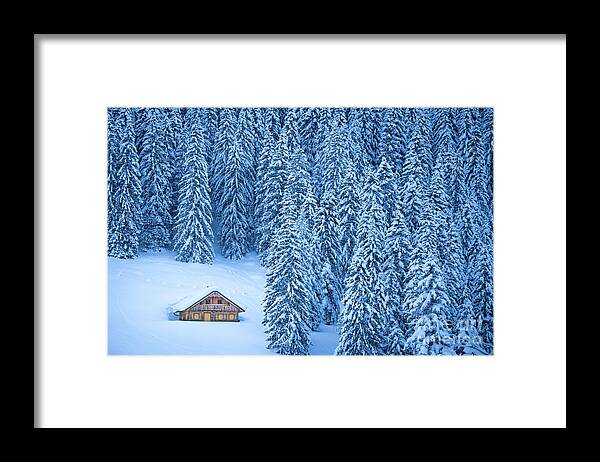 Alpine Framed Print featuring the photograph Winter Escape by JR Photography