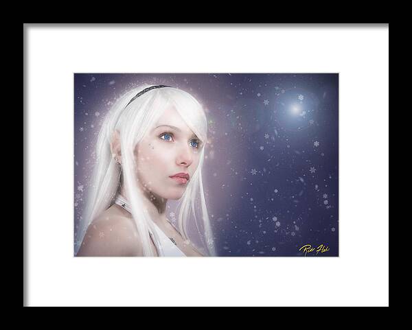 Natural Forms Framed Print featuring the photograph Winter Fae by Rikk Flohr