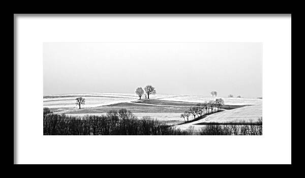 Winter Gray Framed Print featuring the photograph Winter Gray by Dark Whimsy
