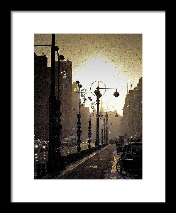 Winter Framed Print featuring the photograph Winter in Amsterdam-2 by Casper Cammeraat