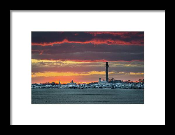 Provincetown Framed Print featuring the photograph Winter Layers by Ellen Koplow