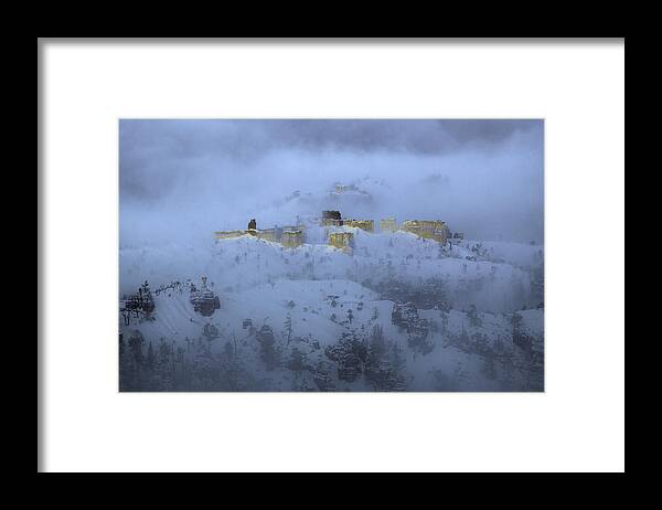Utah Framed Print featuring the photograph Winter Mirage by Viktor Savchenko