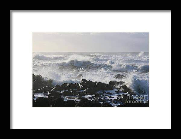 Winter Framed Print featuring the photograph Winter Sea by Jeanette French