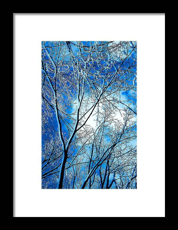 Abstract Framed Print featuring the photograph Winter Solstice by Michael Nowotny