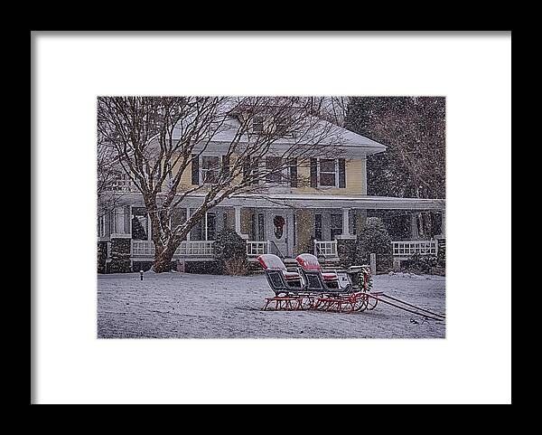 Nature Framed Print featuring the photograph Winter Wonderland Five #1 by Tricia Marchlik