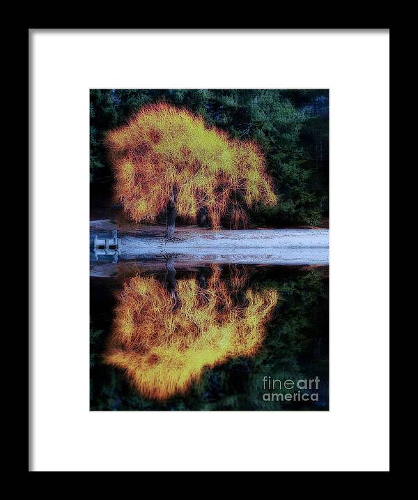 Lake Wakatipu Framed Print featuring the photograph Winters' Embers by Kym Clarke