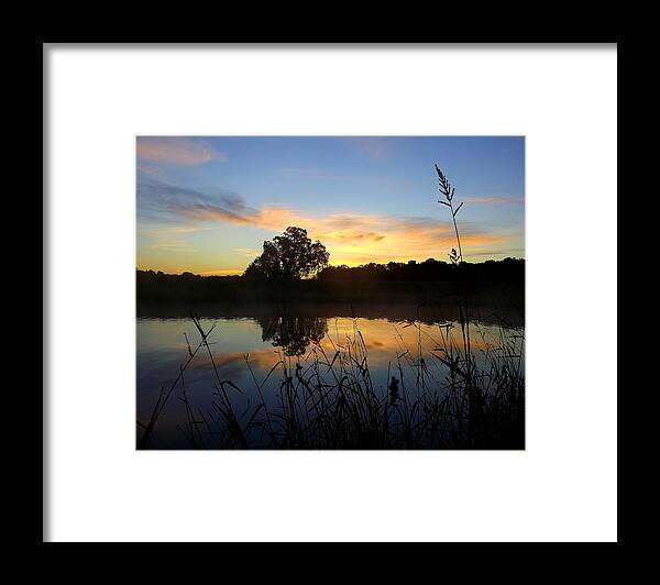 Sunrise Framed Print featuring the photograph Wisconsin Sunrise by Viviana Nadowski