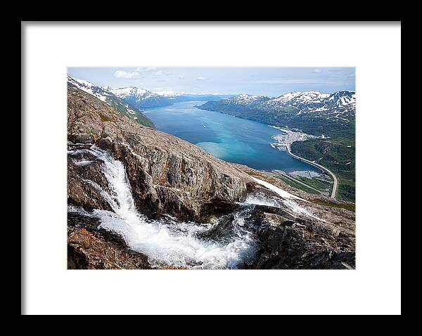 Scenic Framed Print featuring the photograph Whittier Alaska by Tim Newton