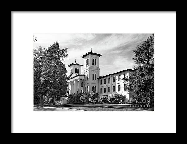 Auditorium Framed Print featuring the photograph Wofford College Main Building by University Icons