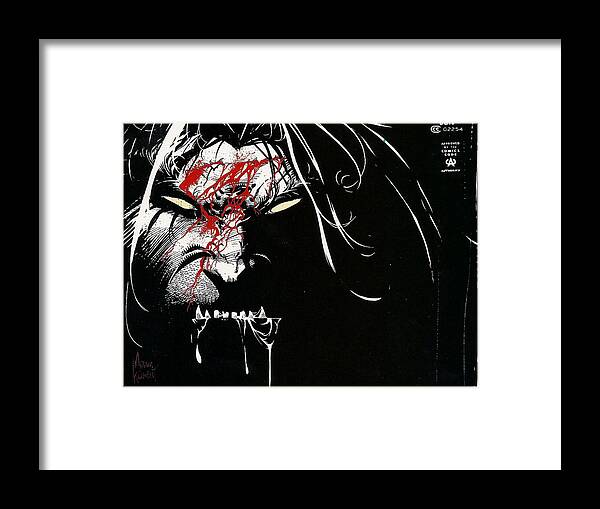 Wolverine Framed Print featuring the digital art Wolverine by Maye Loeser