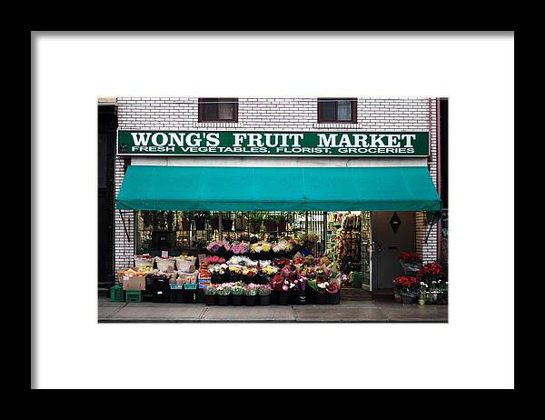  Framed Print featuring the photograph Wong's by Kreddible Trout
