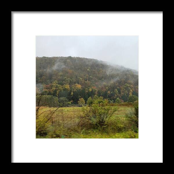 Forest Framed Print featuring the photograph Wooded Mountain Mist by Vic Ritchey