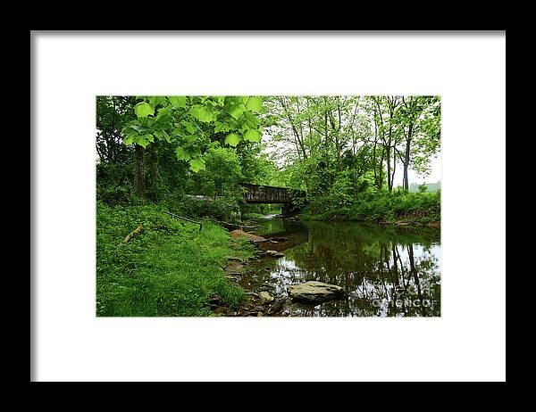 Patapsco River Framed Print featuring the photograph Wooded Valley of the Patapsco River North Branch Maryland by James Brunker