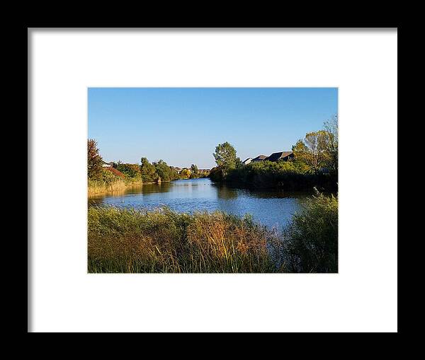 Pond Framed Print featuring the photograph Woodland Pond by Vic Ritchey