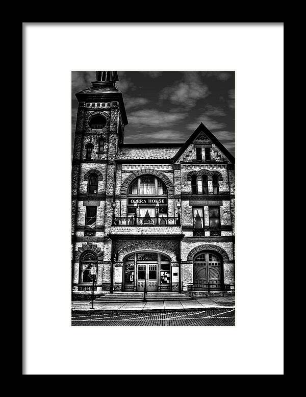 Illinois Framed Print featuring the photograph Woodstock Opera House by Roger Passman