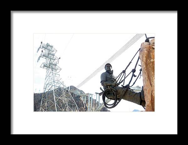 Electric Framed Print featuring the photograph Working Man by Tim Mattox