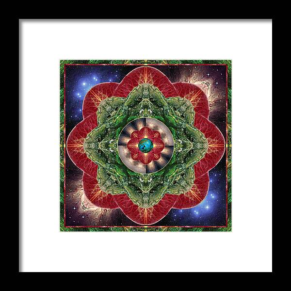Yoga Framed Print featuring the photograph World-Healer by Bell And Todd