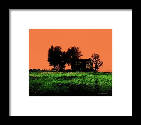 Farm House Framed Print featuring the photograph Worn House by Coke Mattingly