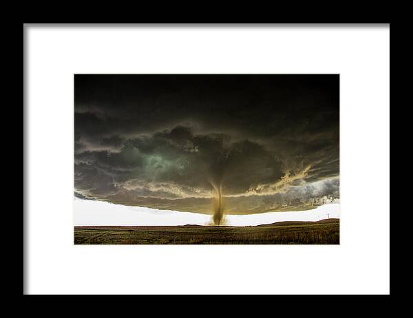 Nebraskasc Framed Print featuring the photograph Wray Colorado Tornado 060 by NebraskaSC