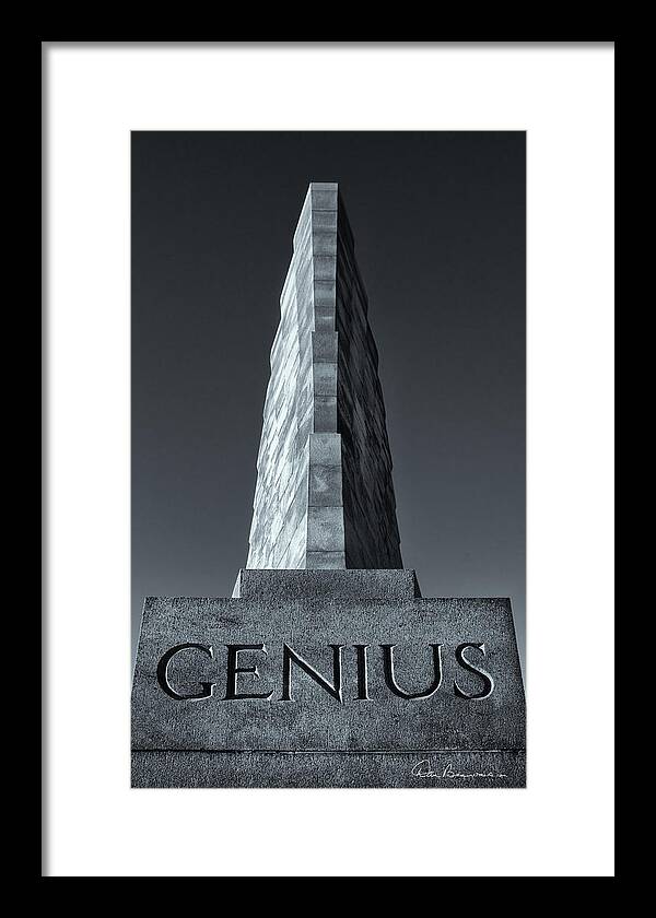 Aviation Framed Print featuring the photograph Wright Brothers Genius 6544 by Dan Beauvais