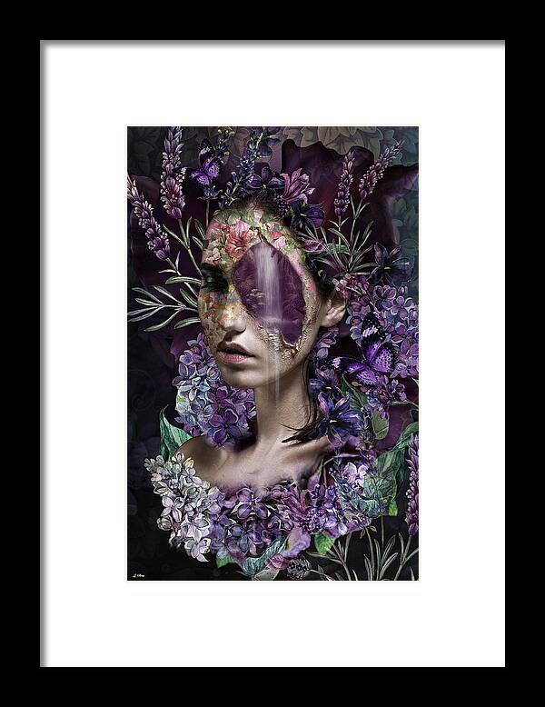 Impressionistic Framed Print featuring the mixed media Beauty In The Eye Of The Beholder 02 by Gayle Berry