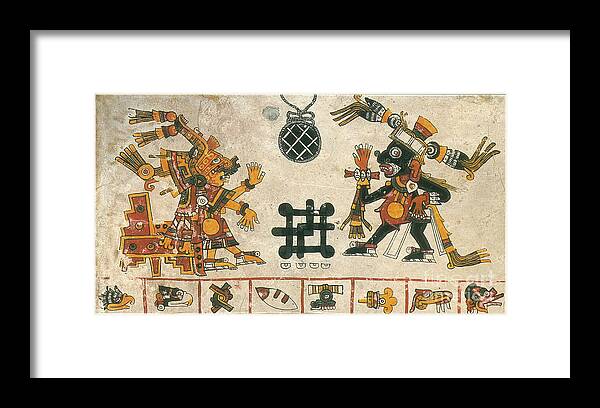 Aztec Framed Print featuring the photograph Xochiquetzal by Photo Researchers