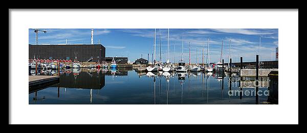 Yachts Framed Print featuring the photograph Yachts moored in Skagen by Sheila Smart Fine Art Photography