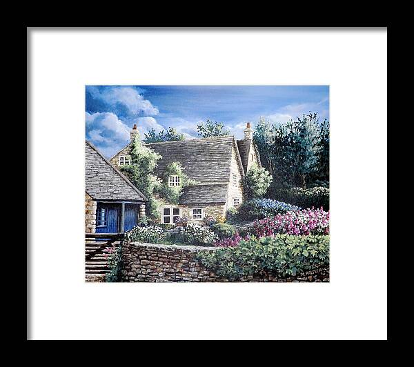 Home Framed Print featuring the painting Yanworth by Mary Palmer