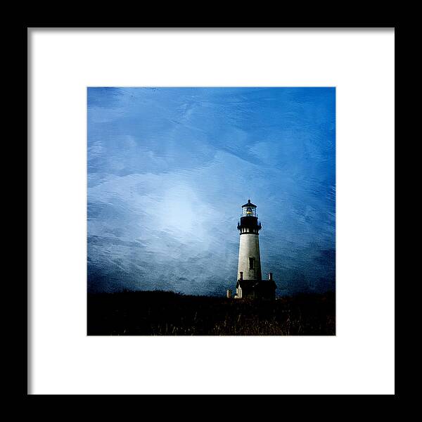 Yaquina Framed Print featuring the photograph Yaquina Head Lighthouse by Carol Leigh