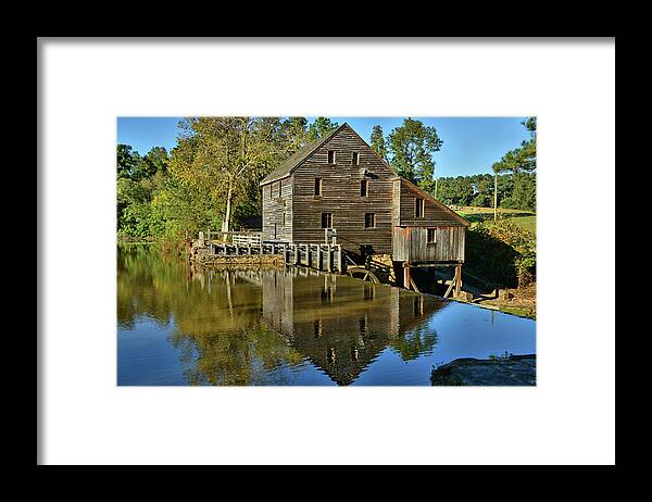 Yates Mill Framed Print featuring the photograph Yates Mill by Ben Prepelka